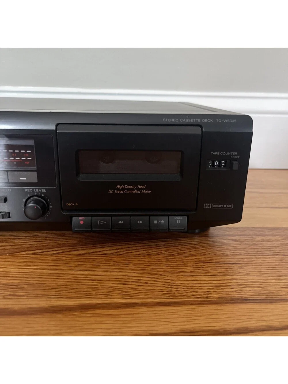 Sony TC-WE305 Dolby Dual Cassette Tape Deck Dubbing Recorder